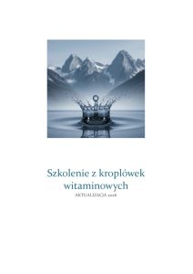 SZKOLENIE z kroplówek witaminowych